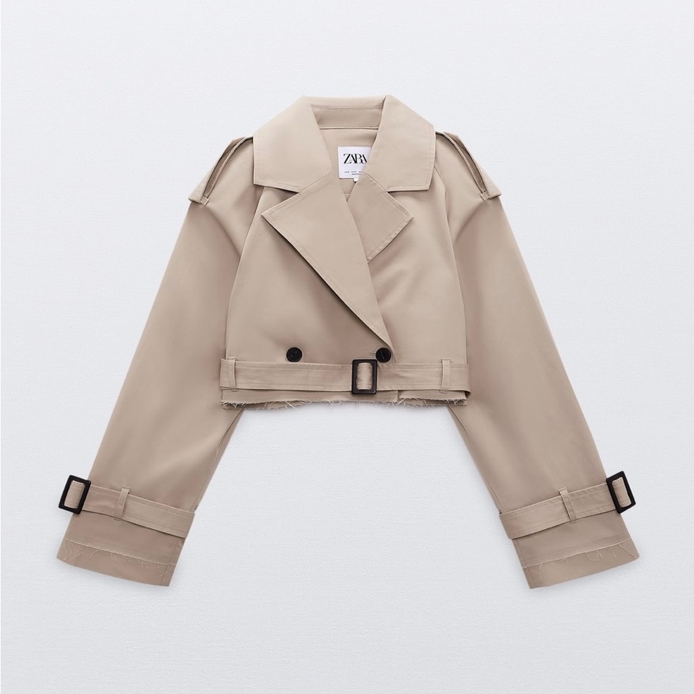 Oversized cropped jacket